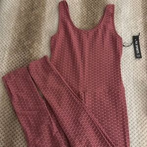 Scrunch butt jumpsuit size Large